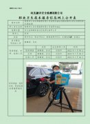 邯郸市公共交通集团有限公司铁西加油站定期检测单位职业危害因素定期检测